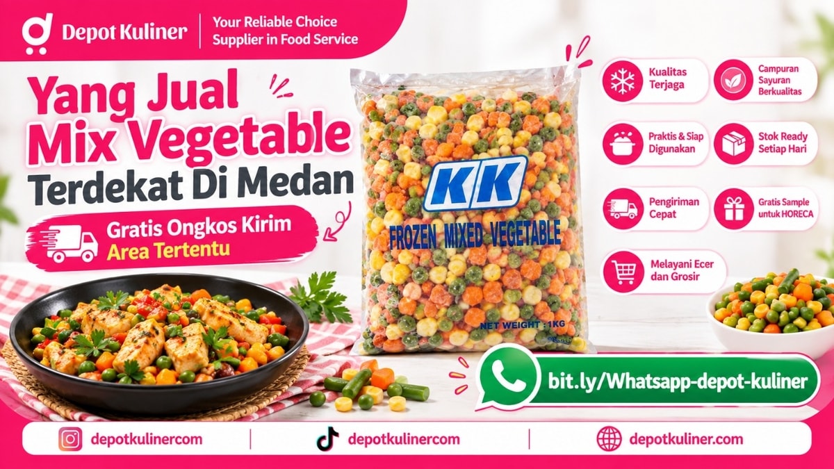 HARGA GROSIR, WA: 0812-6524-4769, Yang Jual Mix Vegetable Terdekat Di Medan