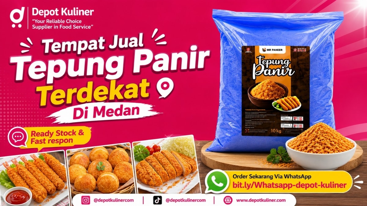 STOK SELALU READY, WA: 0812-6524-4769, Tempat Jual Tepung Panir Terdekat Di Medan