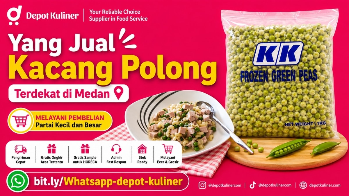KUALITAS PREMIUM, WA: 0812-6524-4769, Yang Jual Kacang Polong Terdekat di Medan