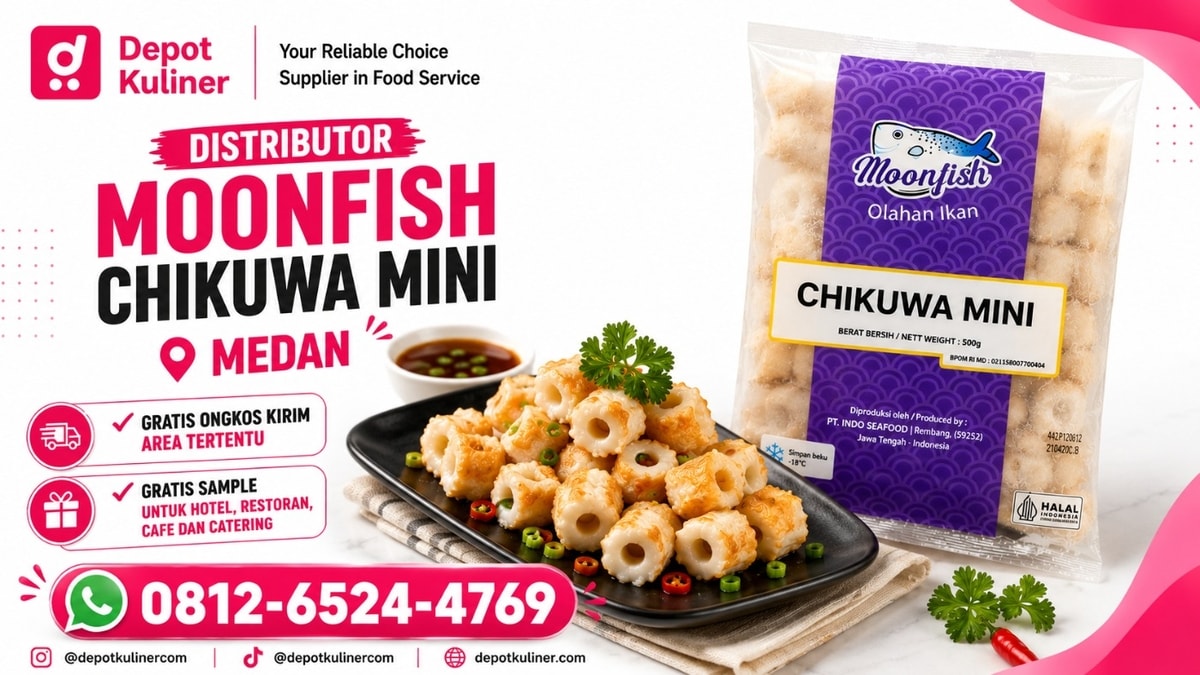 GRATIS ONGKIR, WA: 0812-6524-4769, Distributor Moonfish Chikuwa Mini Medan