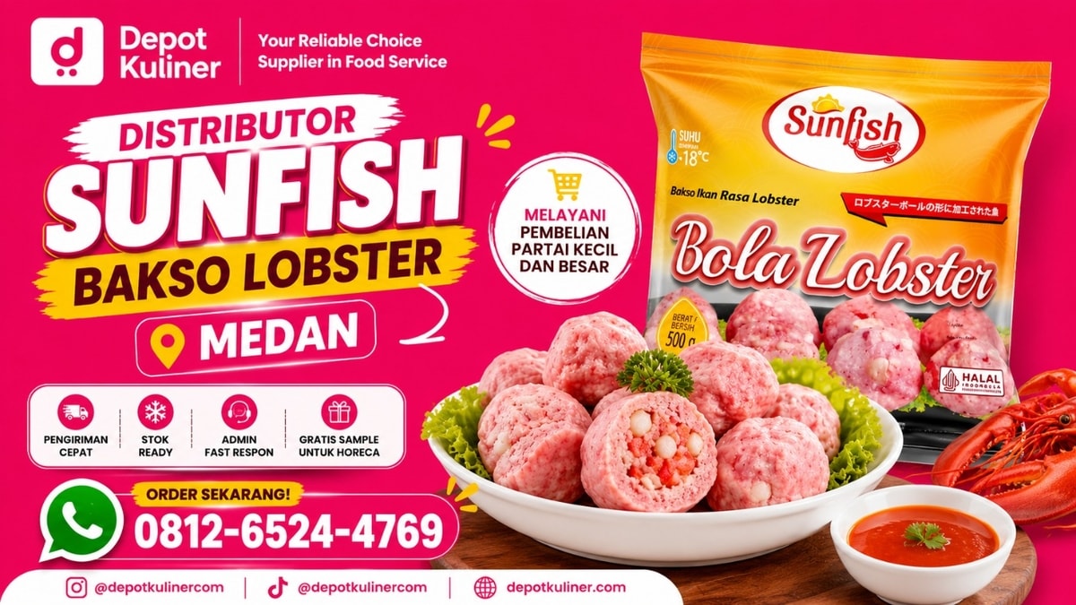 GRATIS KONSULTASI, WA: 0812-6524-4769, Distributor Sunfish Bakso Lobster Medan