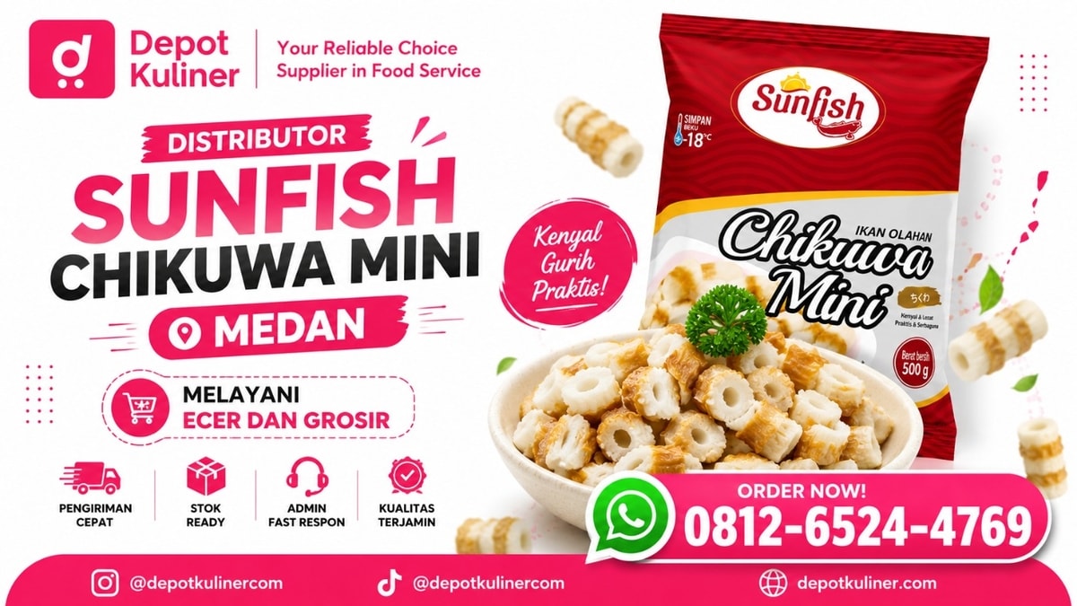 DISKON SPESIAL, WA: 0812-6524-4769, Distributor Sunfish Chikuwa Mini Medan