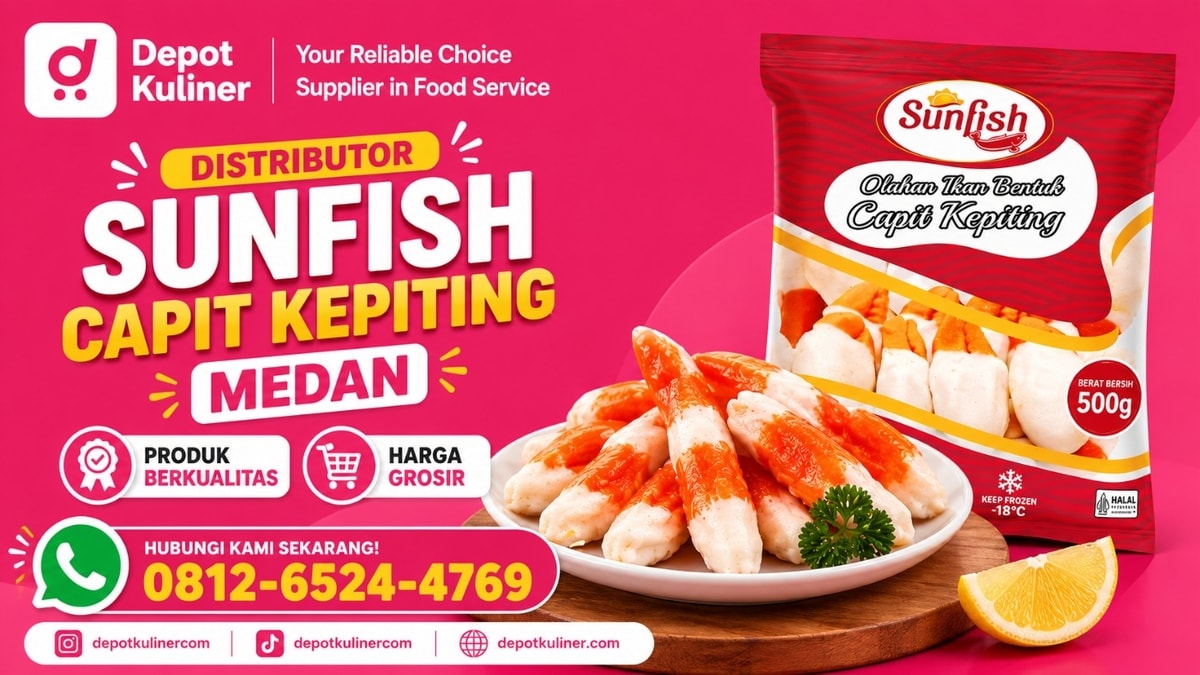 SIAP KIRIM HARI INI, WA: 0812-6524-4769, Distributor Sunfish Capit Kepiting Medan