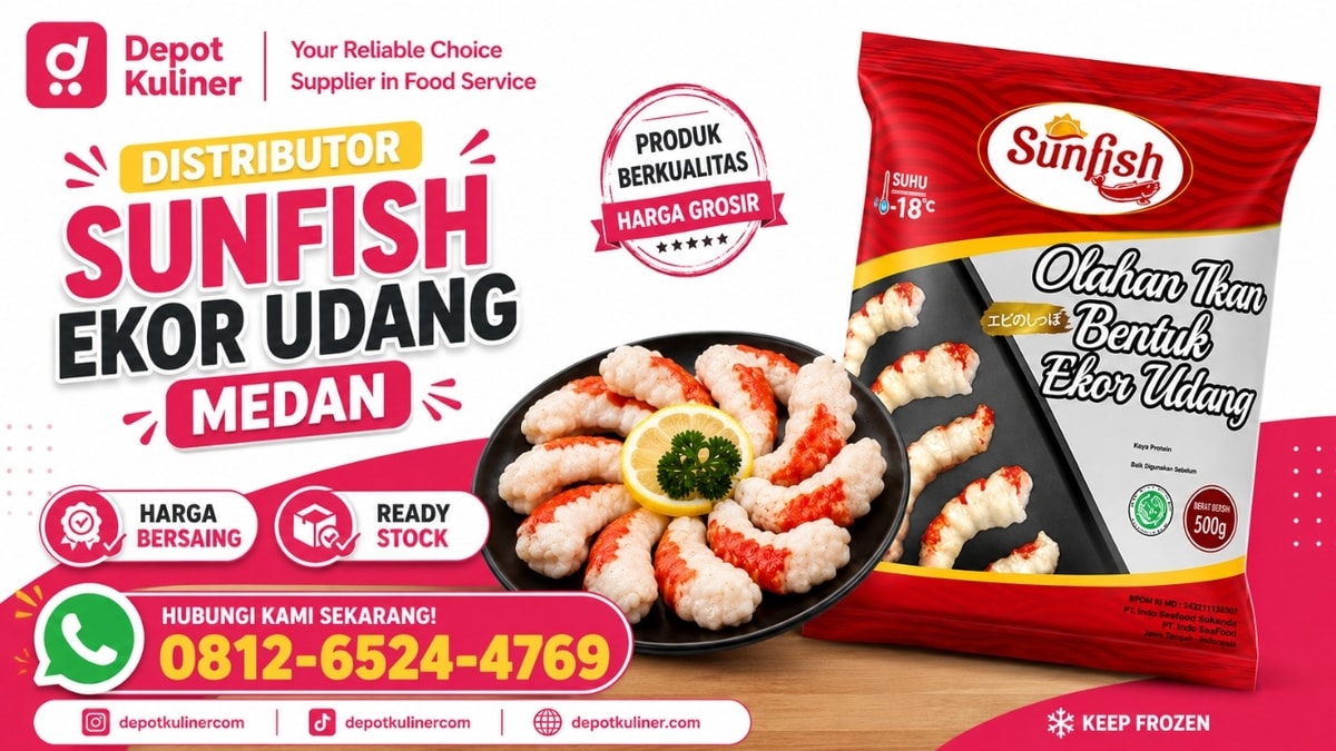 PENGIRIMAN CEPAT, WA: 0812-6524-4769, Distributor Sunfish Ekor Udang Medan