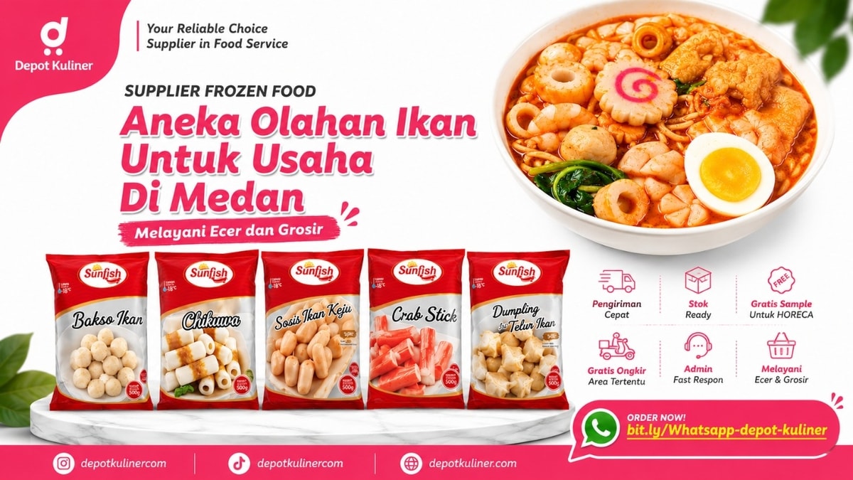 GRATIS SAMPLE, WA: 0812-6524-4769,Supplier Frozen Food Aneka Olahan Ikan Untuk Usaha Di Medan