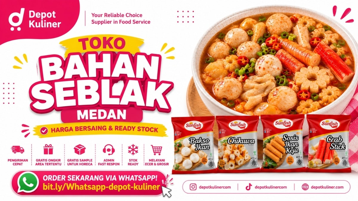 GRATIS ONGKIR, WA: 0812-6524-4769, Toko Bahan Seblak Medan