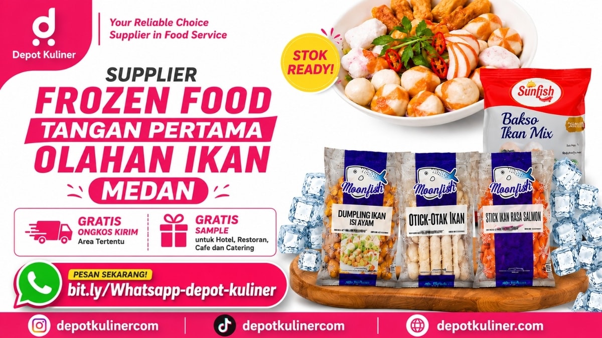 GRATIS KONSULTASI, WA: 0812-6524-4769, Supplier Frozen Food Tangan Pertama Olahan Ikan Medan