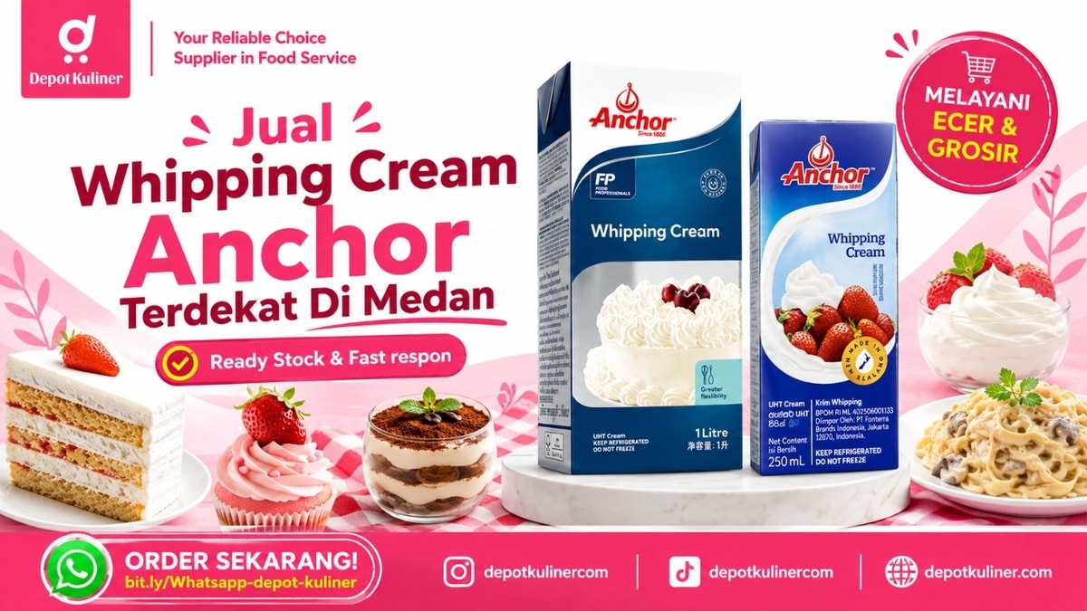 BEST SELLER, WA: 0812-6524-4769, Jual Whipping Cream Anchor Terdekat Di Medan