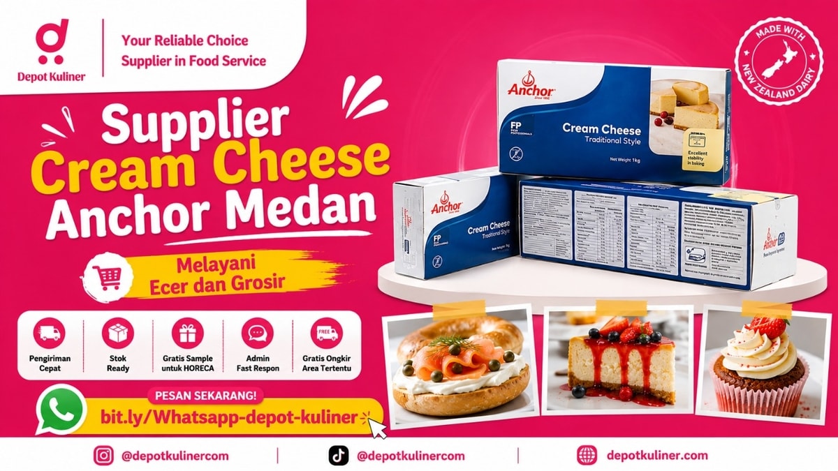 MELAYANI PAKET BESAR & KECIL, WA: 0812-6524-4769, Supplier Cream Cheese Anchor Medan