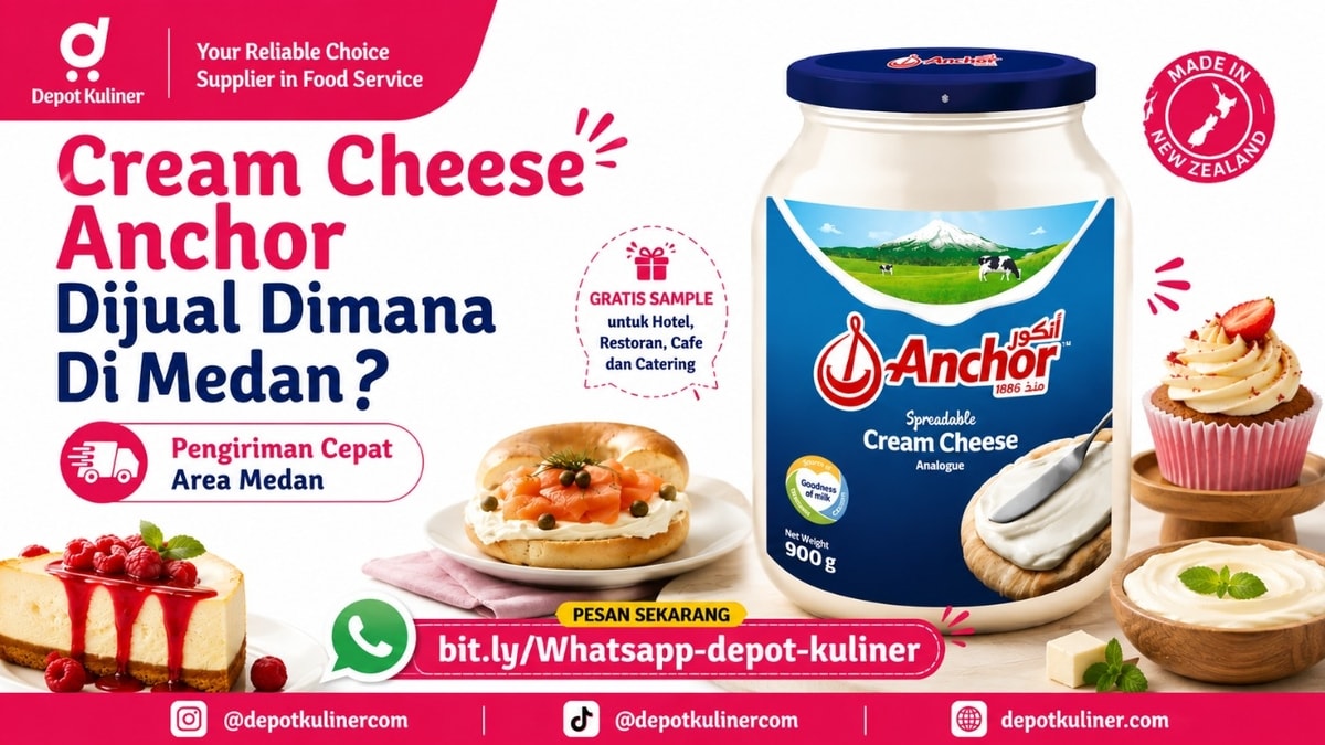 HARGA TERBAIK, WA: 0812-6524-4769, Cream Cheese Anchor Dijual Dimana Di Medan