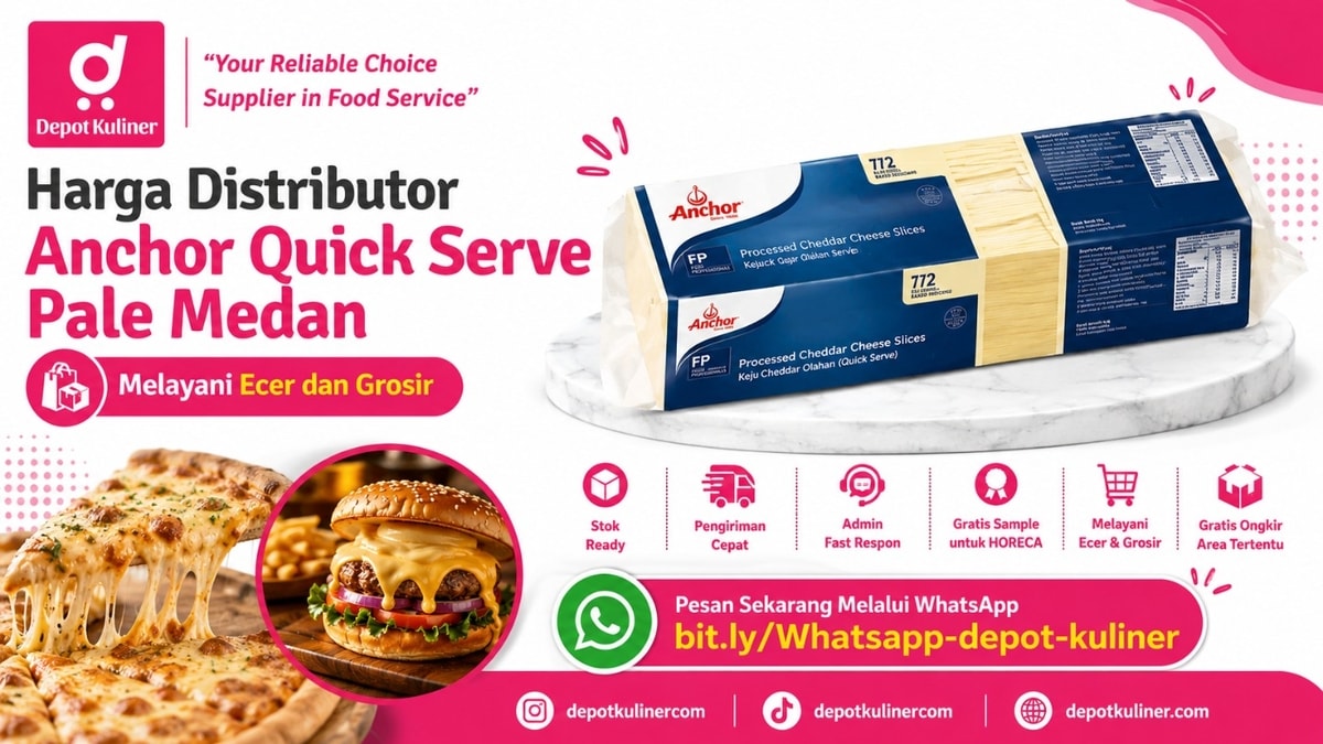 PROMO SPESIAL HARI INI, WA: 0812-6524-4769, Harga Distributor Anchor Quick Serve Pale Medan