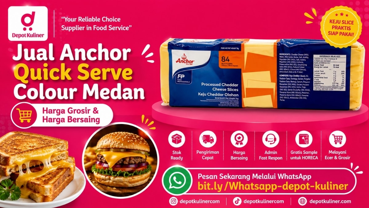 HARGA DISTRIBUTOR, WA: 0812-6524-4769, Jual Anchor Quick Serve Colour Medan