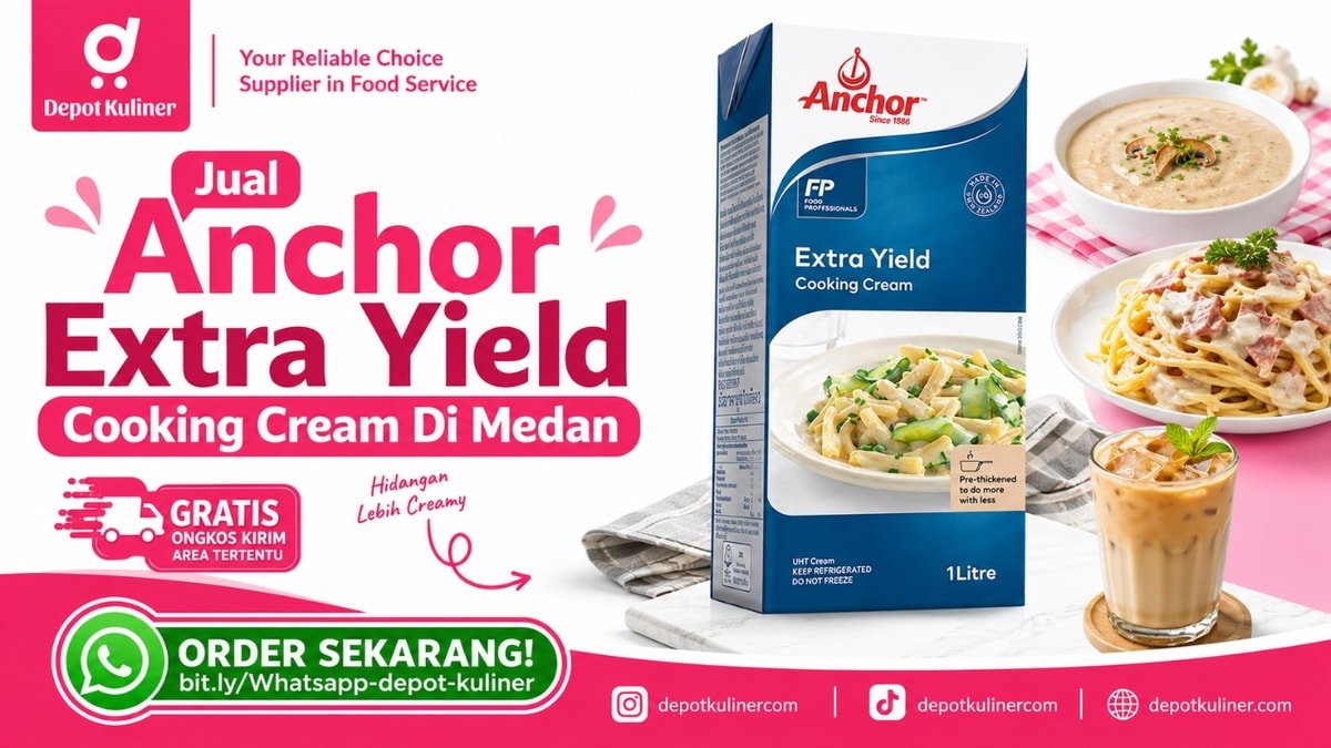 STOK SELALU READY, WA: 0812-6524-4769, Jual Anchor Extra Yield Cooking Cream Di Medan