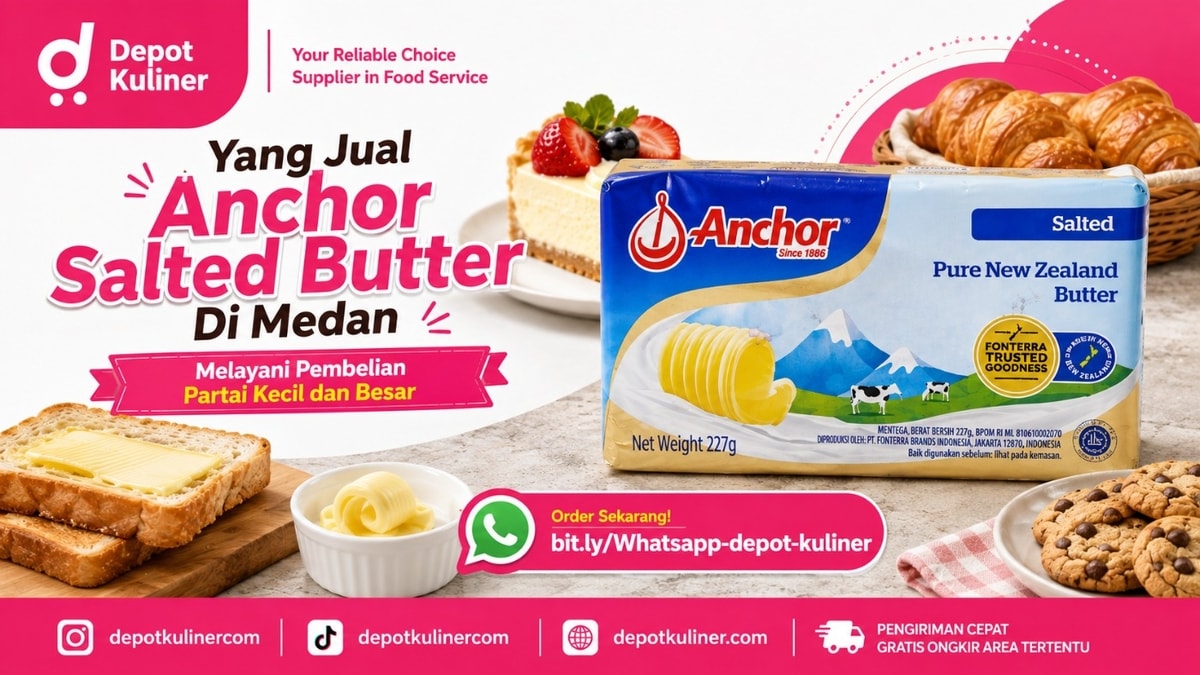 GRATIS ONGKIR AREA TERTENTU, WA: 0812-6524-4769, Yang Jual Anchor Salted Butter Di Medan