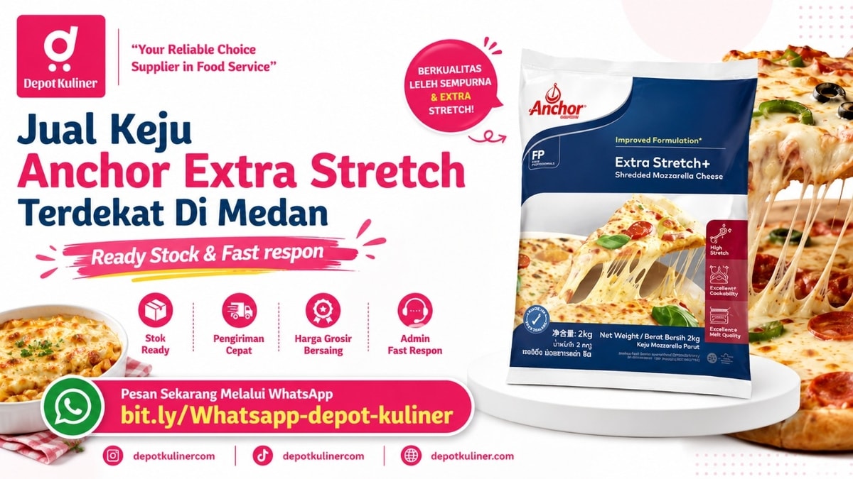 HARGA TERBAIK, WA: 0812-6524-4769, Jual Keju Anchor Extra Stretch Terdekat Di Medan
