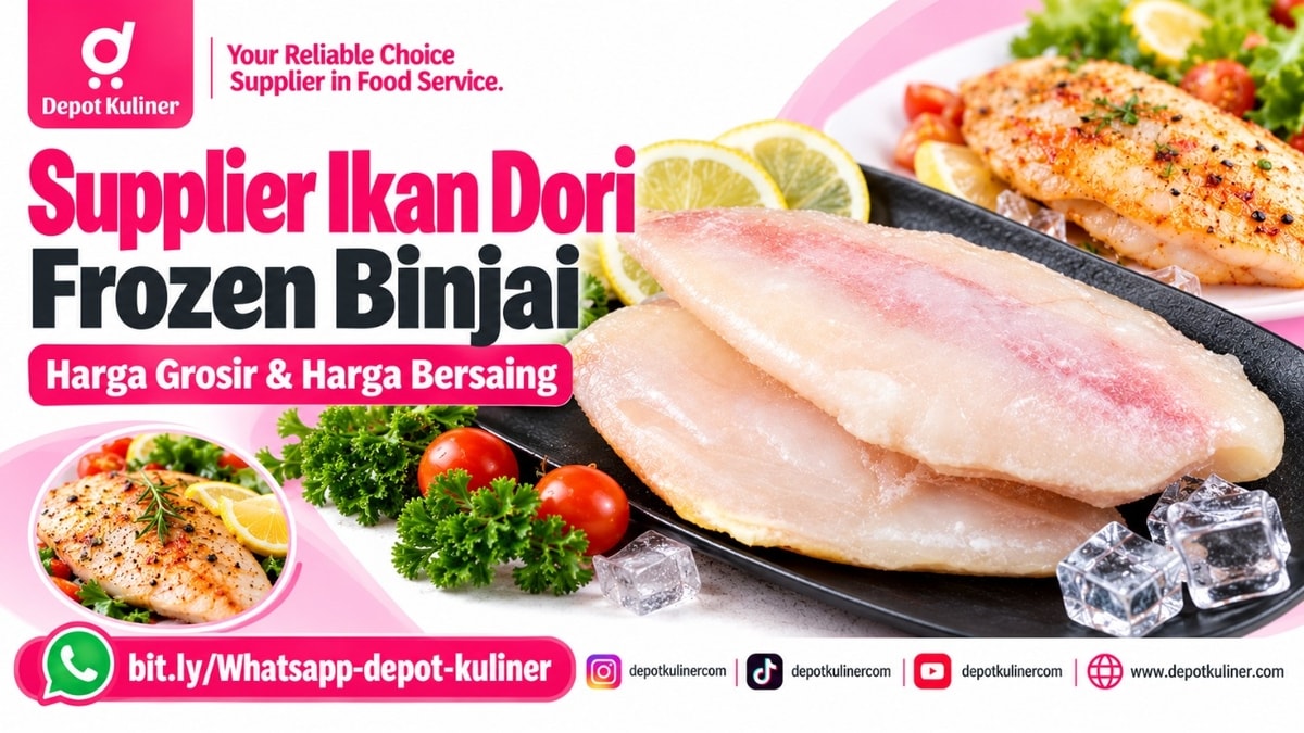 HARGA DISTRIBUTOR, WA: 0812-6524-4769, Supplier Ikan Dori Frozen Binjai