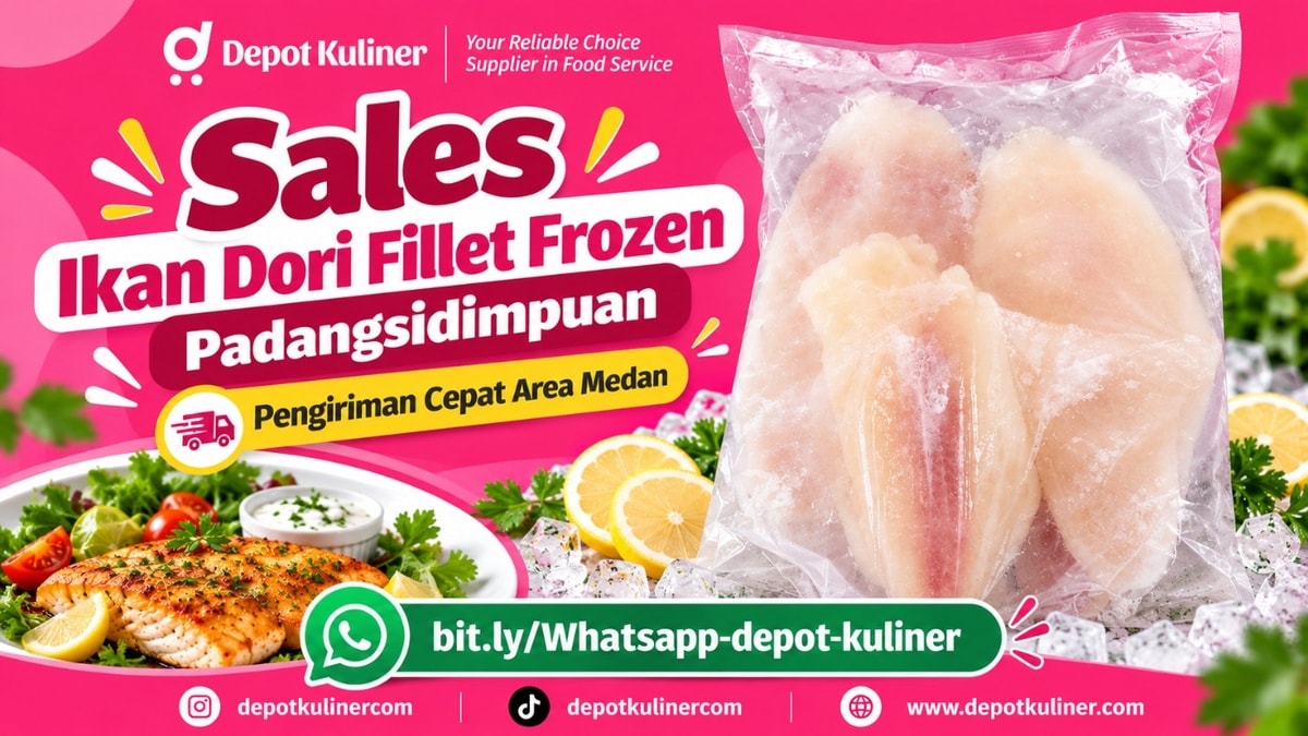 TERLARIS, WA: 0812-6524-4769, Sales Ikan Dori Fillet Frozen Padangsidimpuan