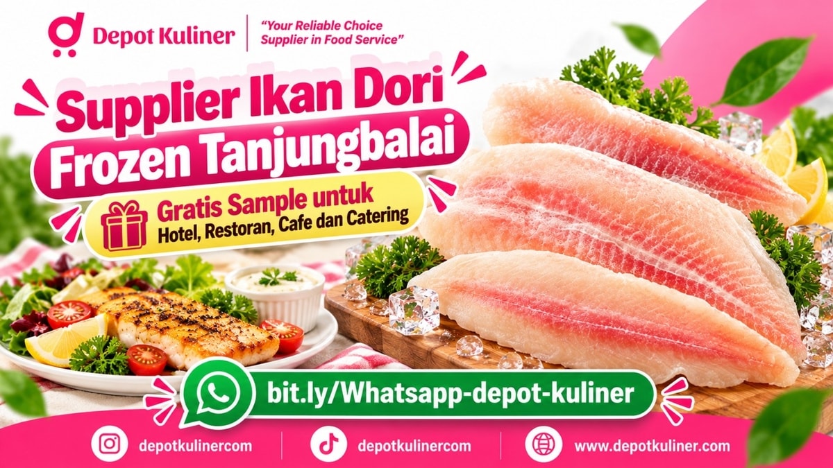SIAP KIRIM HARI INI, WA: 0812-6524-4769, Supplier Ikan Dori Frozen Tanjungbalai