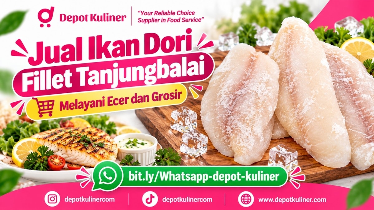 GRATIS ONGKIR AREA TERTENTU, WA: 0812-6524-4769, Jual Ikan Dori Fillet Tanjungbalai