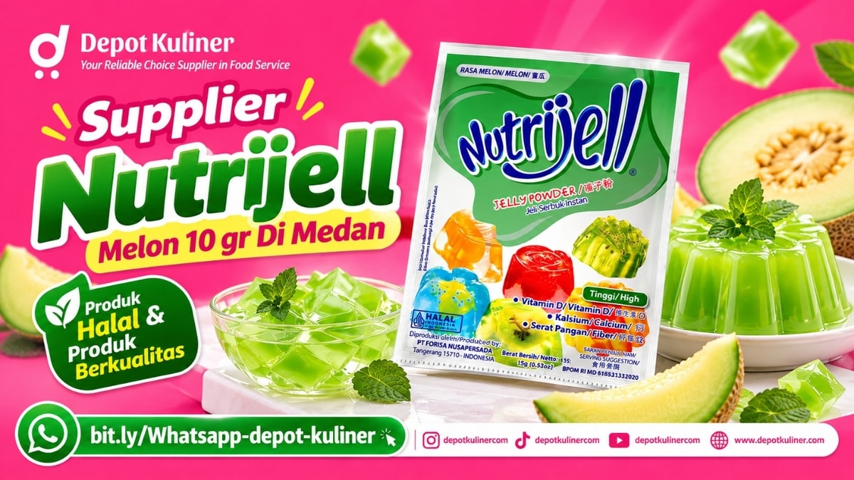 HARGA GROSIR, WA: 0812-6524-4769, Supplier Nutrijell Melon 10 gr Di Medan