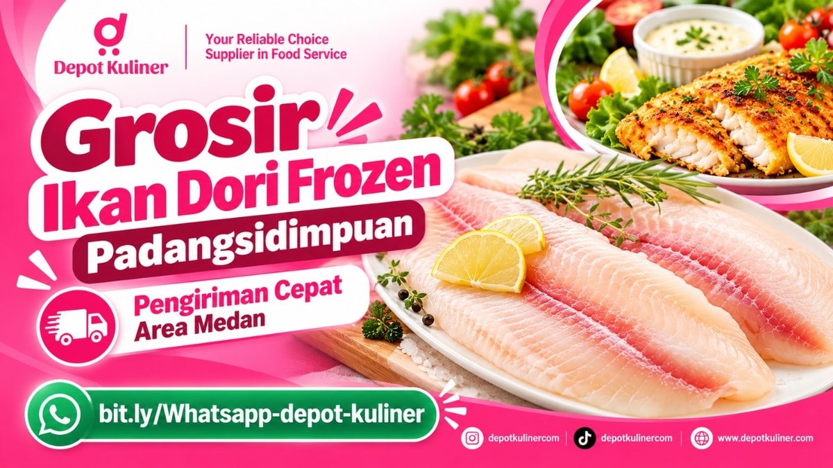 SUPPLIER TERPERCAYA, WA: 0812-6524-4769, Grosir Ikan Dori Frozen Padangsidimpuan