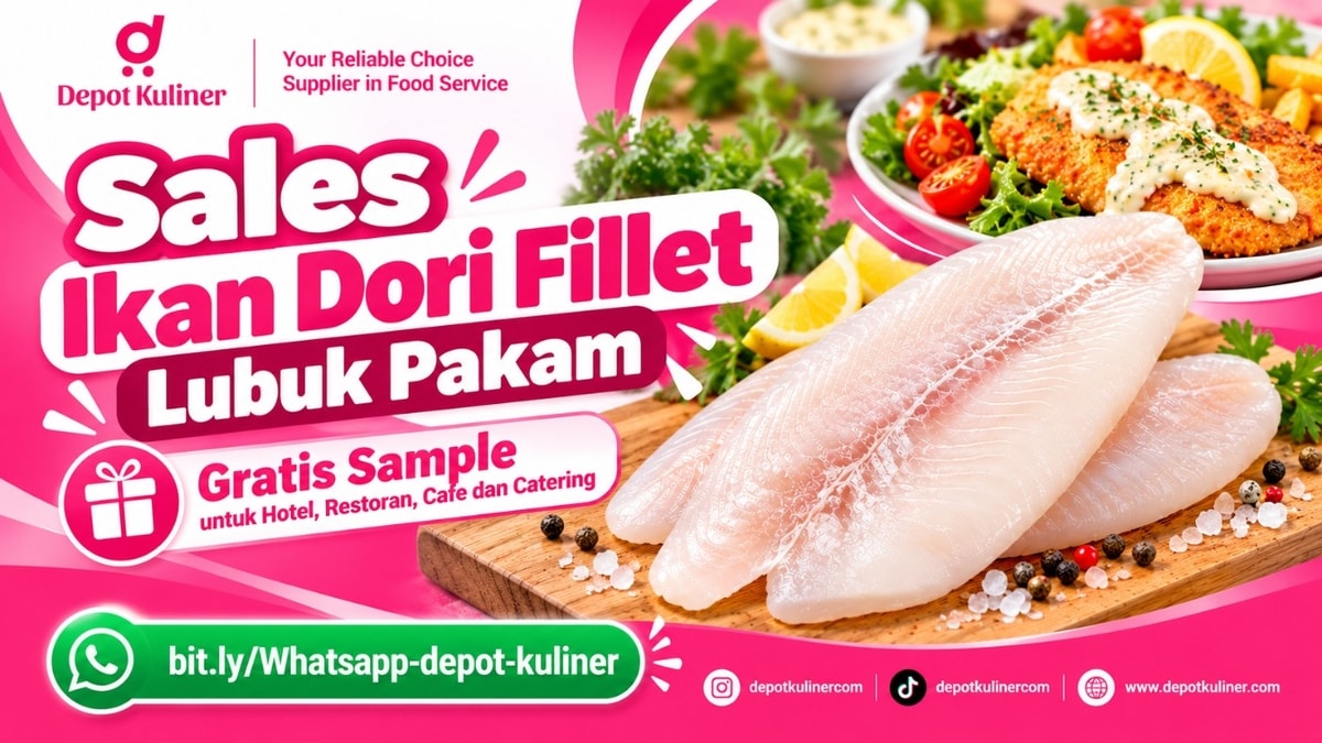 STOK SELALU READY, WA: 0812-6524-4769, Sales Ikan Dori Fillet Lubuk Pakam