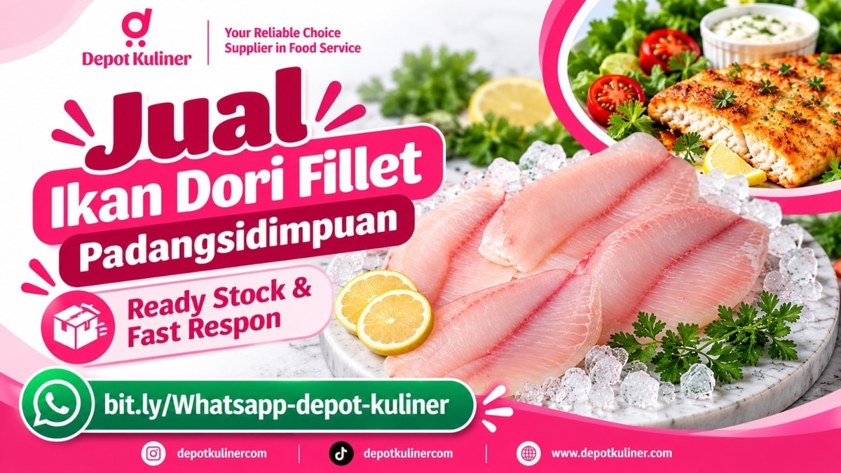 PALING DICARI, WA: 0812-6524-4769, Jual Ikan Dori Fillet Padangsidimpuan
