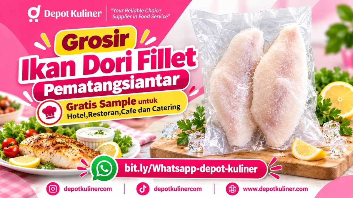 KUALITAS PREMIUM, WA: 0812-6524-4769, Grosir Ikan Dori Fillet Pematangsiantar