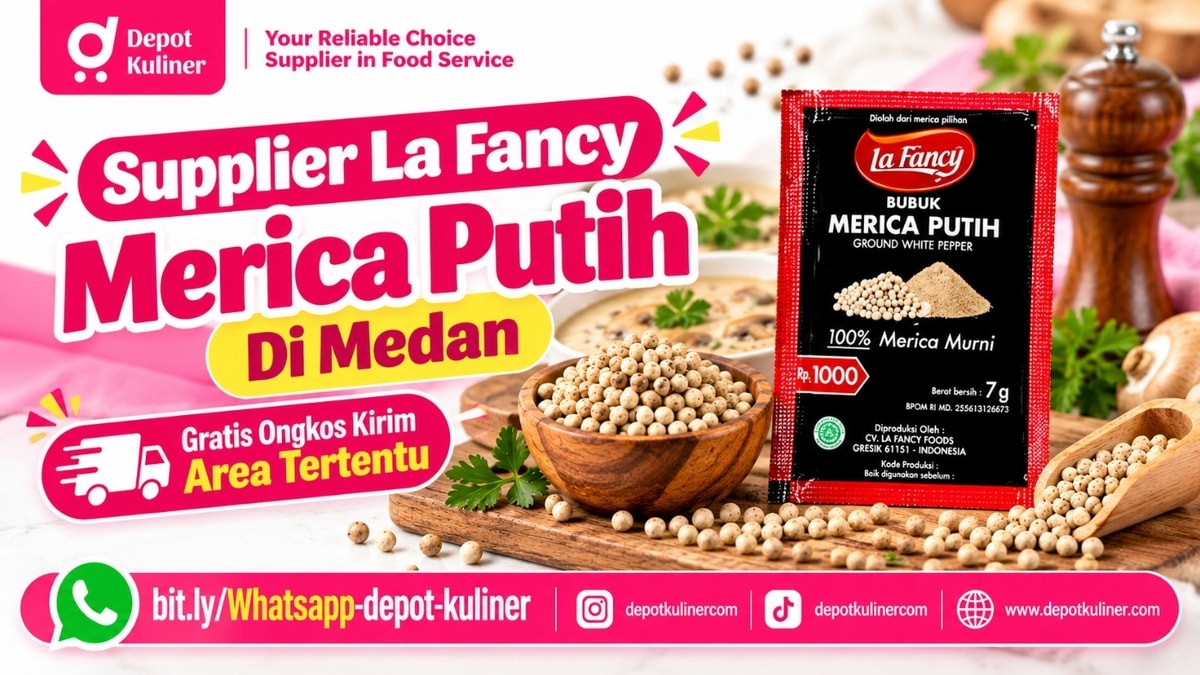 STOK SELALU READY, WA: 0812-6524-4769, Supplier La Fancy Merica Putih Di Medan