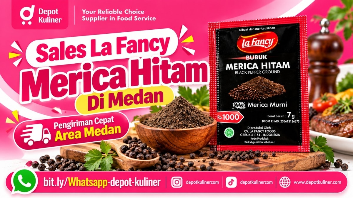 PENGIRIMAN CEPAT, WA: 0812-6524-4769, Sales La Fancy Merica Hitam Di Medan