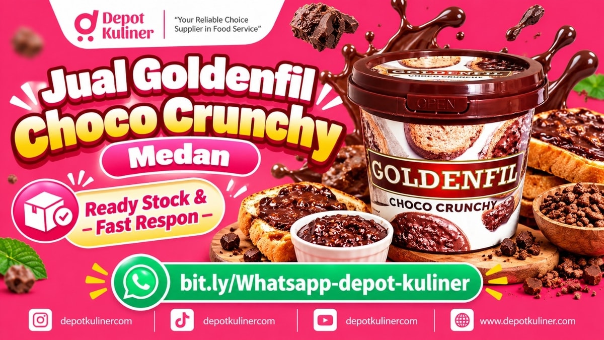 HARGA GROSIR, WA: 0812-6524-4769, Jual Goldenfil Choco Crunchy Medan