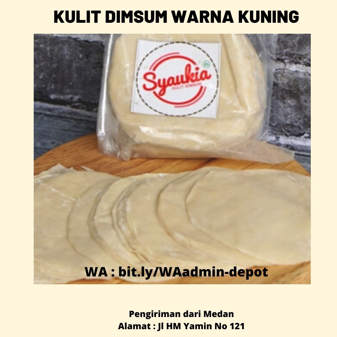 Kulit Dimsum Warna Kuning