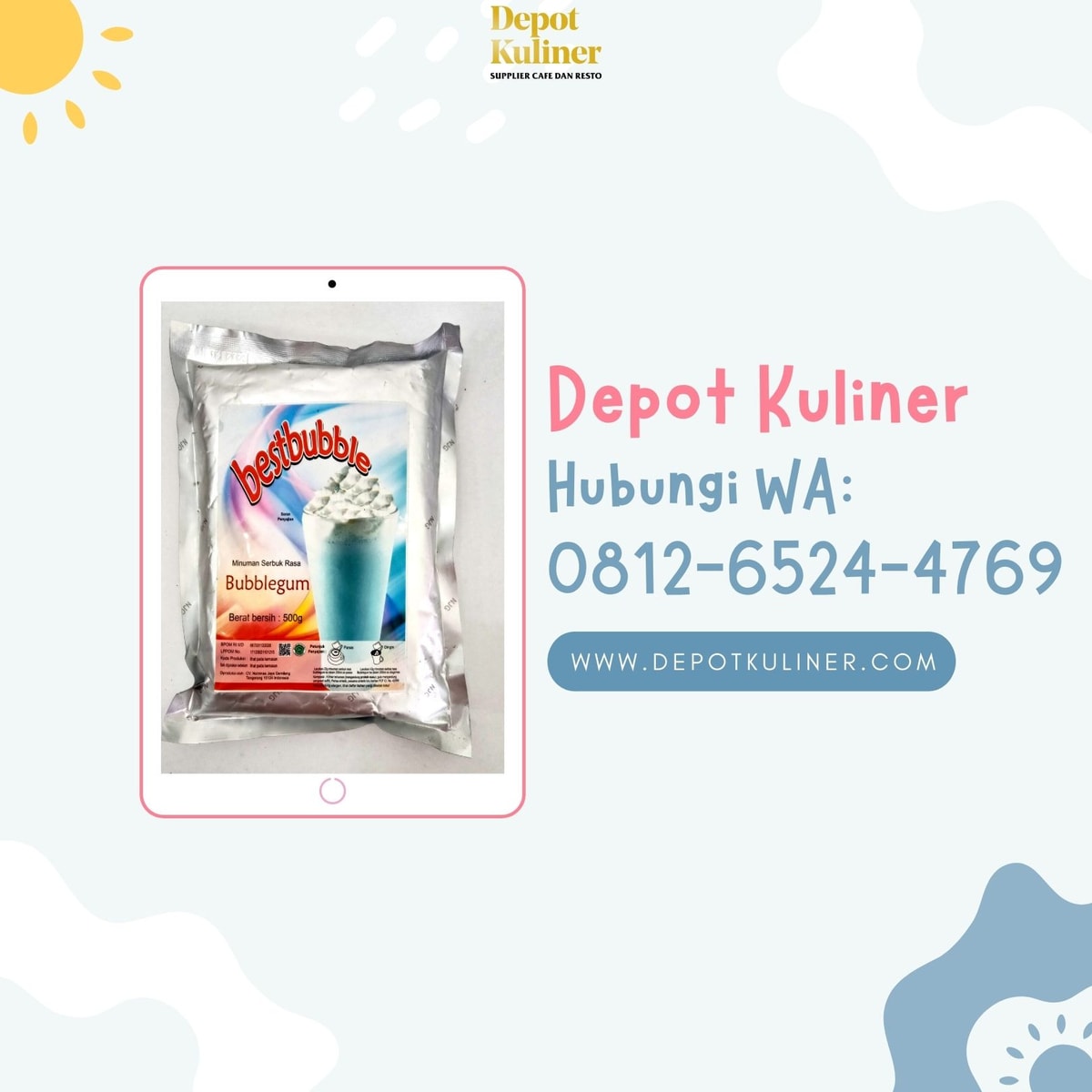 HARGA MURAH, Call 0812-6524-4769, Powder Drink Yang Enak