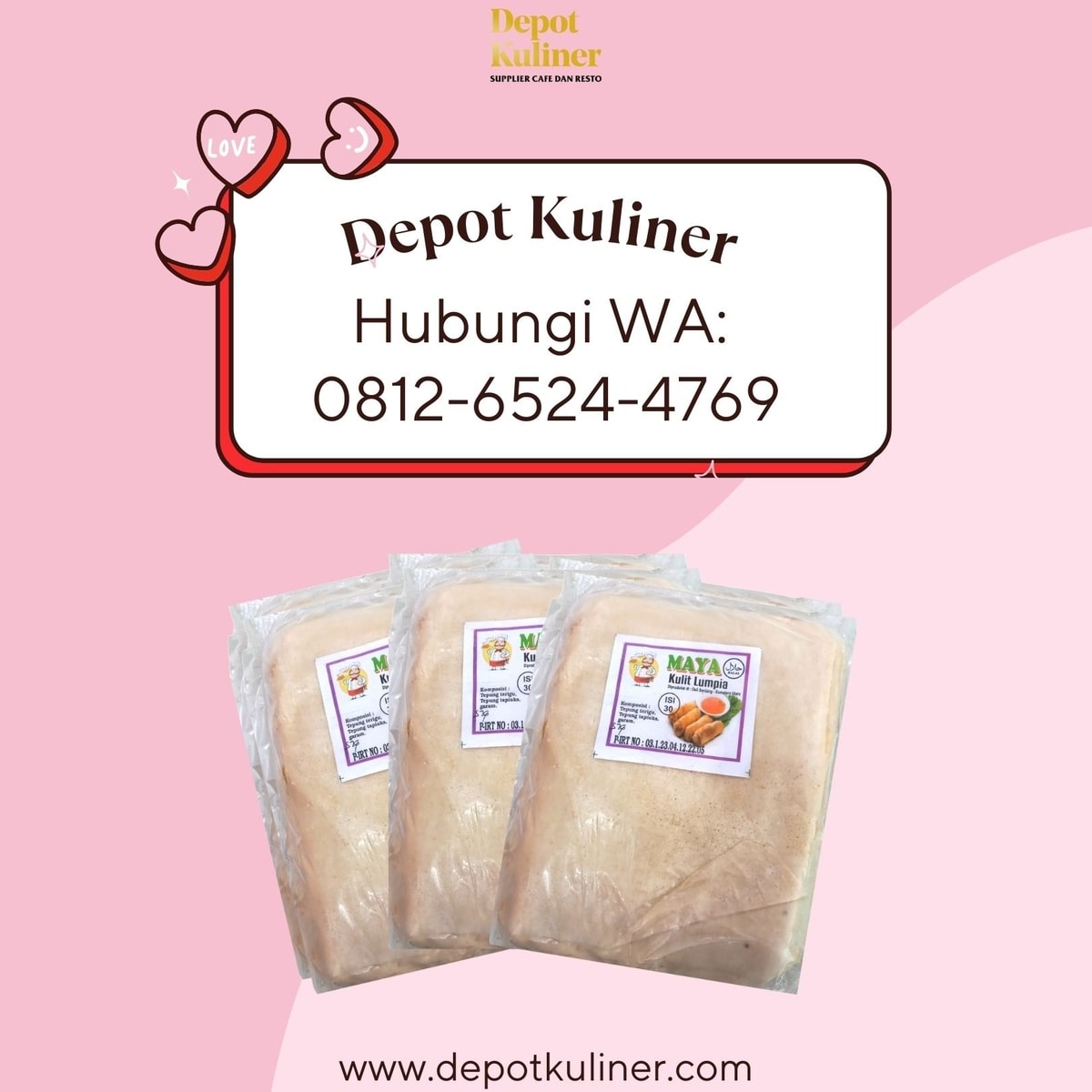 HARGA GROSIR, Call 0812-6524-4769, Yang Jual Kulit Lumpia Terdekat