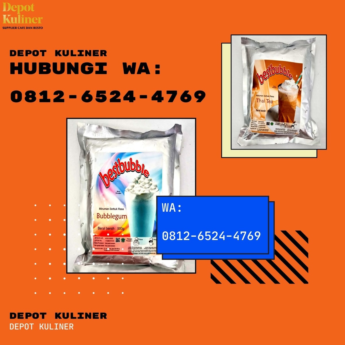 BULAN PROMO, Call 0812-6524-4769, Jual Serbuk Minuman Kekinian