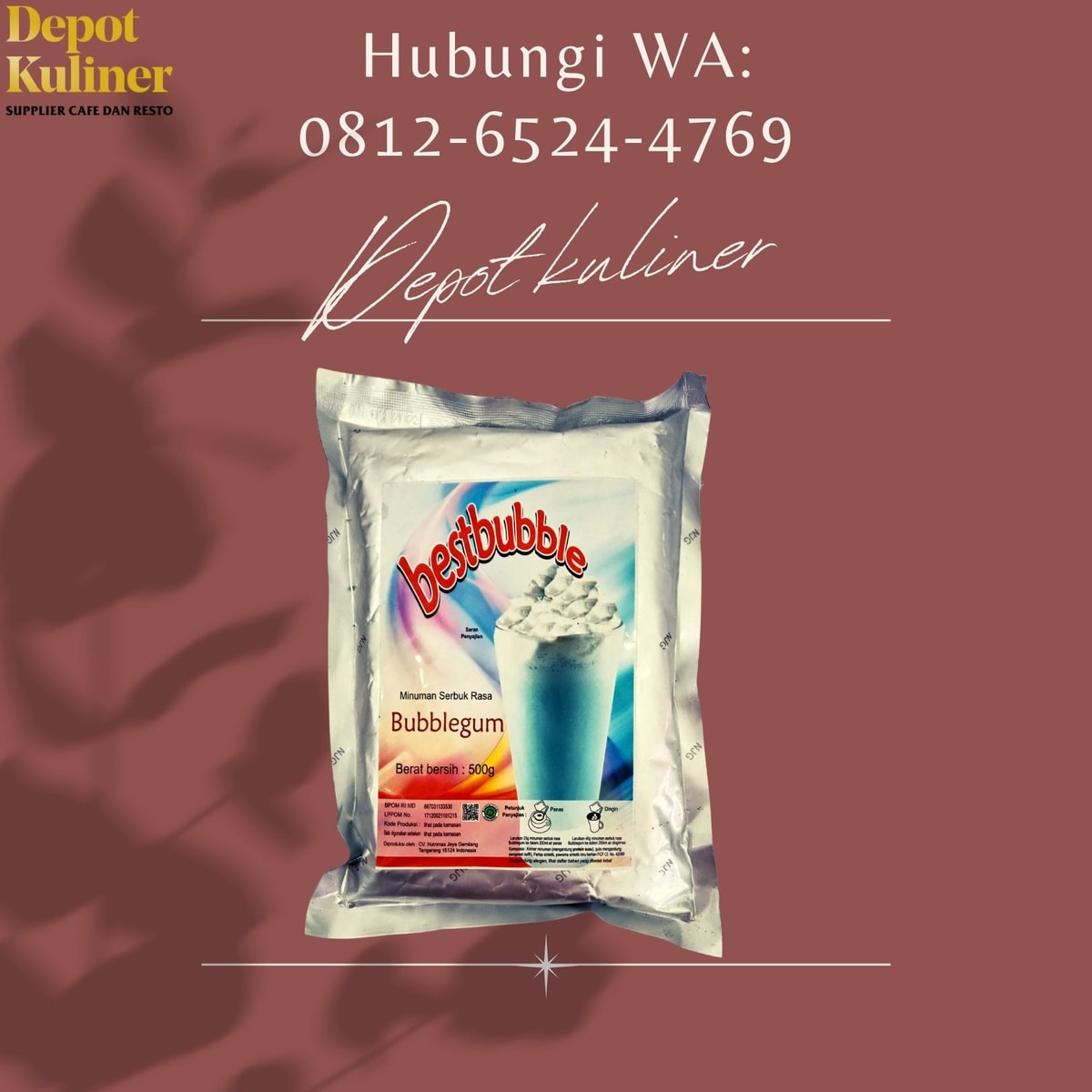 PALING MAKNYUS, Call 0812-6524-4769, Bubuk Minuman Terenak