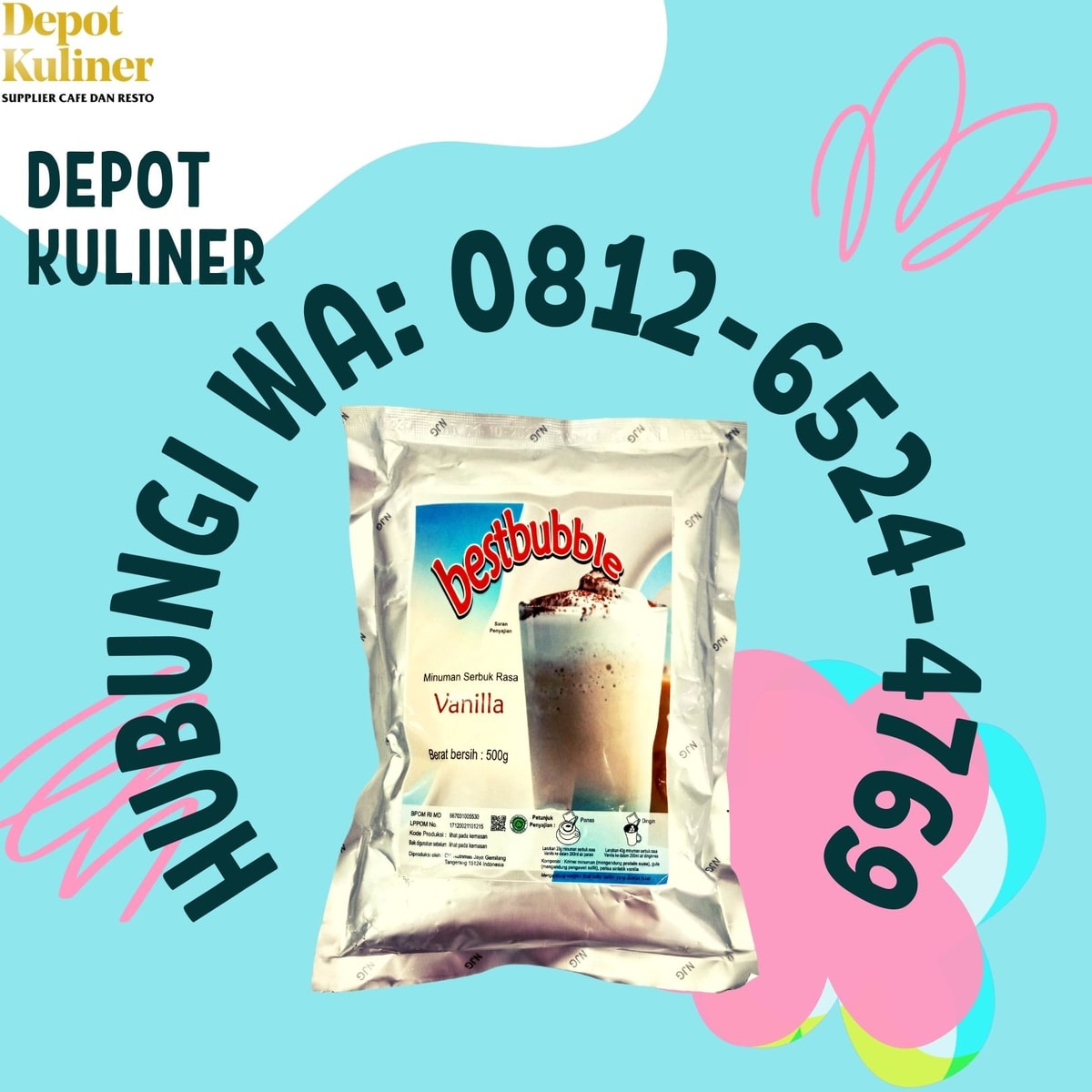 PALING ENAK, Call 0812-6524-4769, Bubuk Minuman Halal