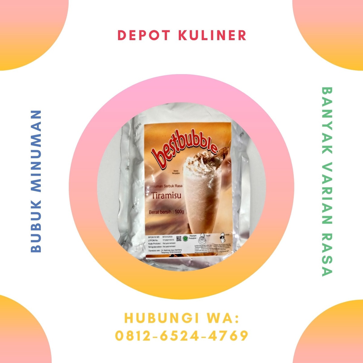 AGEN LANGSUNG, Call 0812-6524-4769, Jual Bubuk Minuman Aneka Rasa