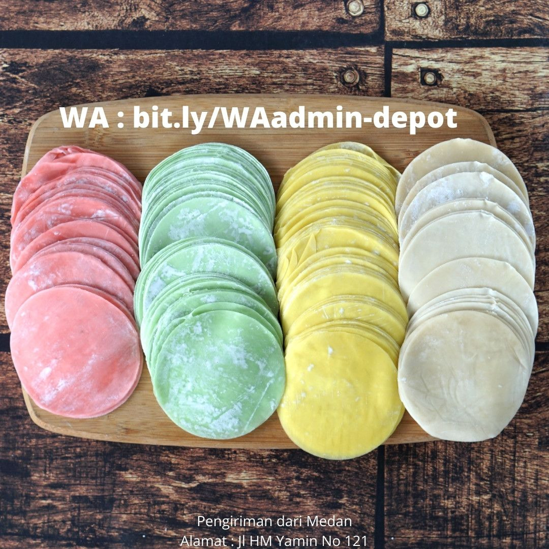 Sedia Kulit dimsum warna di Medan