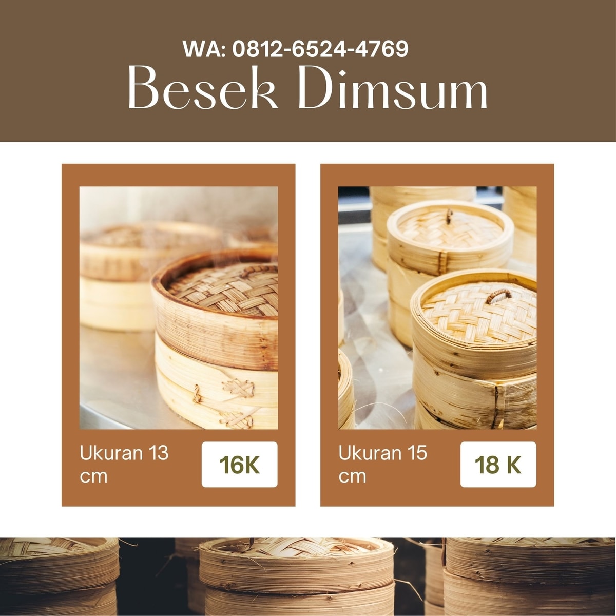 HARGA GROSIR, Telp: 0812-6524-4769, Jual Besek Dimsum