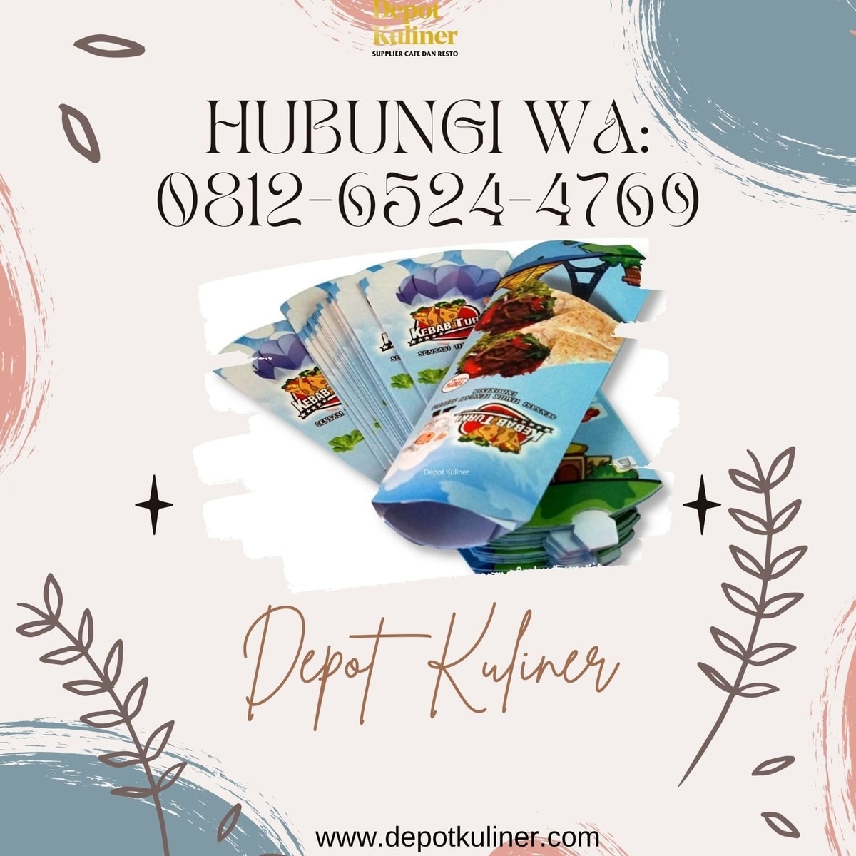 HARGA GROSIR, Call 0812-6524-4769, Jual Kemasan Untuk Kebab