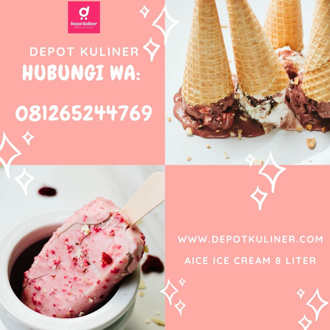 TERLARIS, (0812.6524.4769) Agen Es Krim Aice Terdekat