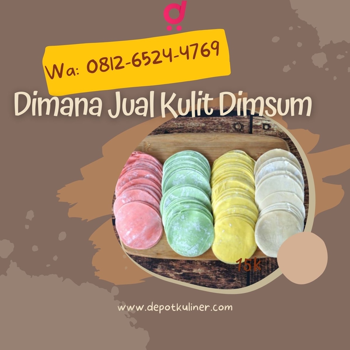 PROMO TERBESAR, Call 0812-6524-4769, Dimana Jual Kulit Dimsum