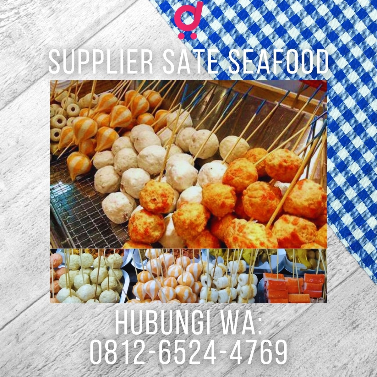 PENGIRIMAN CEPAT, Telpon 0812-6110-2958, Agen Sate Seafood Murah di Kotarih, Serdang Bedagai