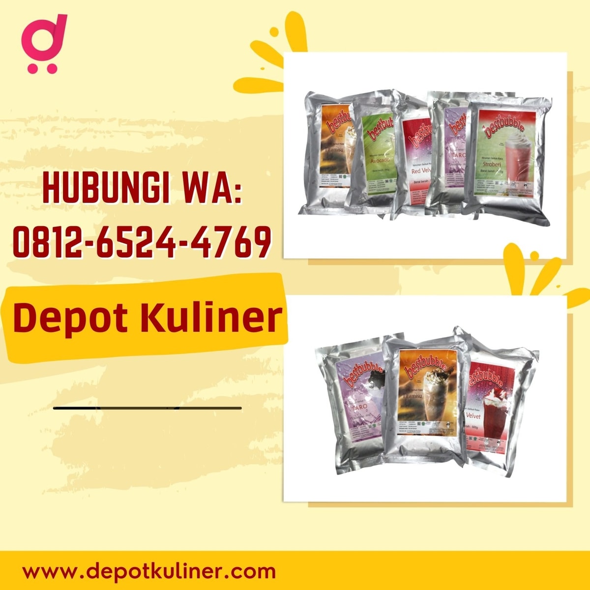 HARGA SPESIAL, Call 0812-6524-4769, Tempat Jual Bubuk Minuman Red Velvet