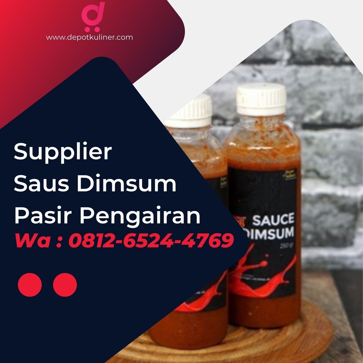 BULAN PROMO, Call 0812-6524-4769, Supplier Saus Dimsum Pasir Pengairan