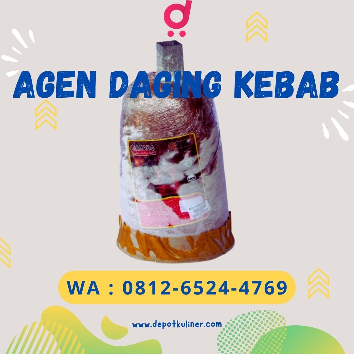 LAYANAN TERCEPAT, Call 0812-6524-4769, Agen Daging Kebab