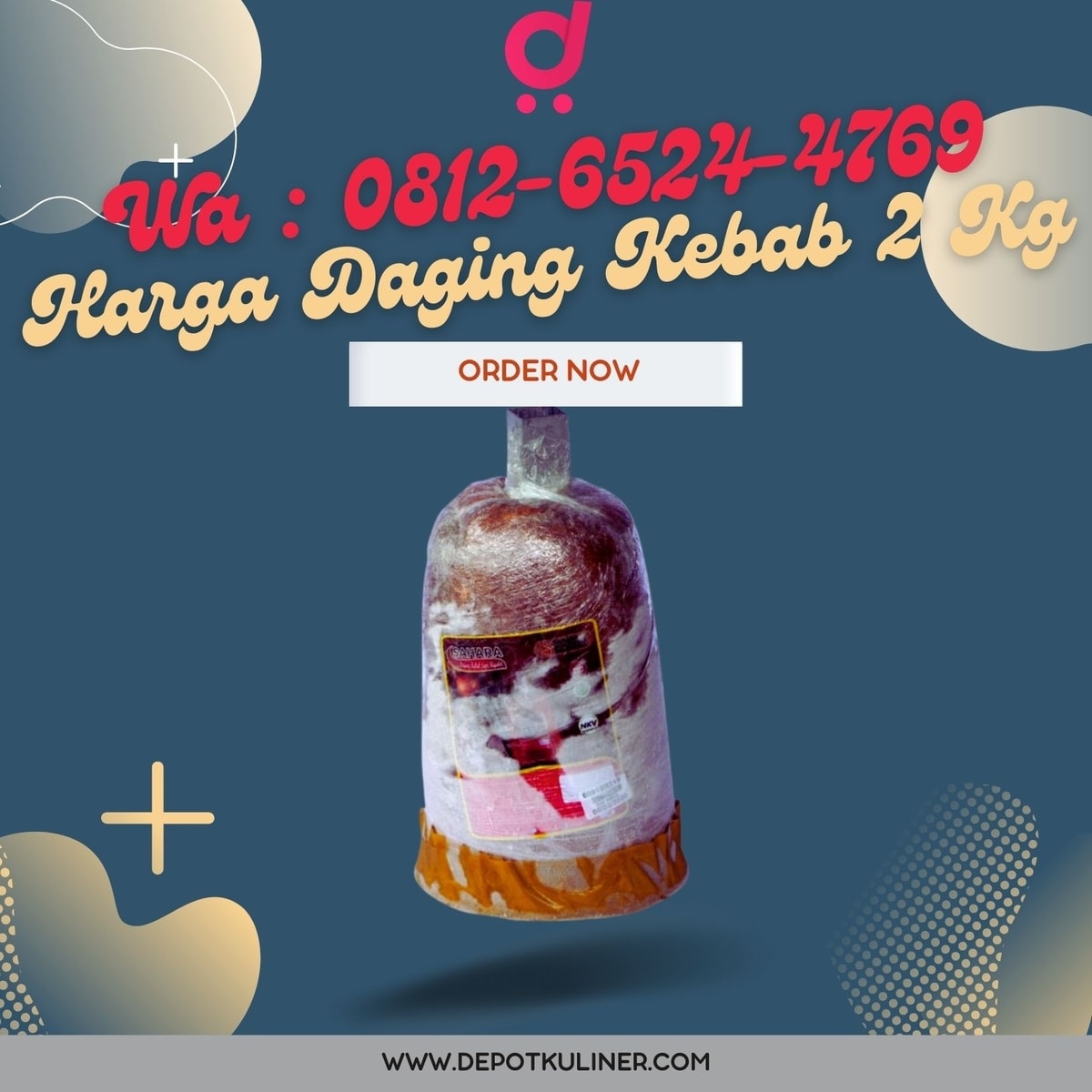 MURAH BERKUALITAS, Call 0812-6524-4769, Harga Daging Kebab 2 Kg