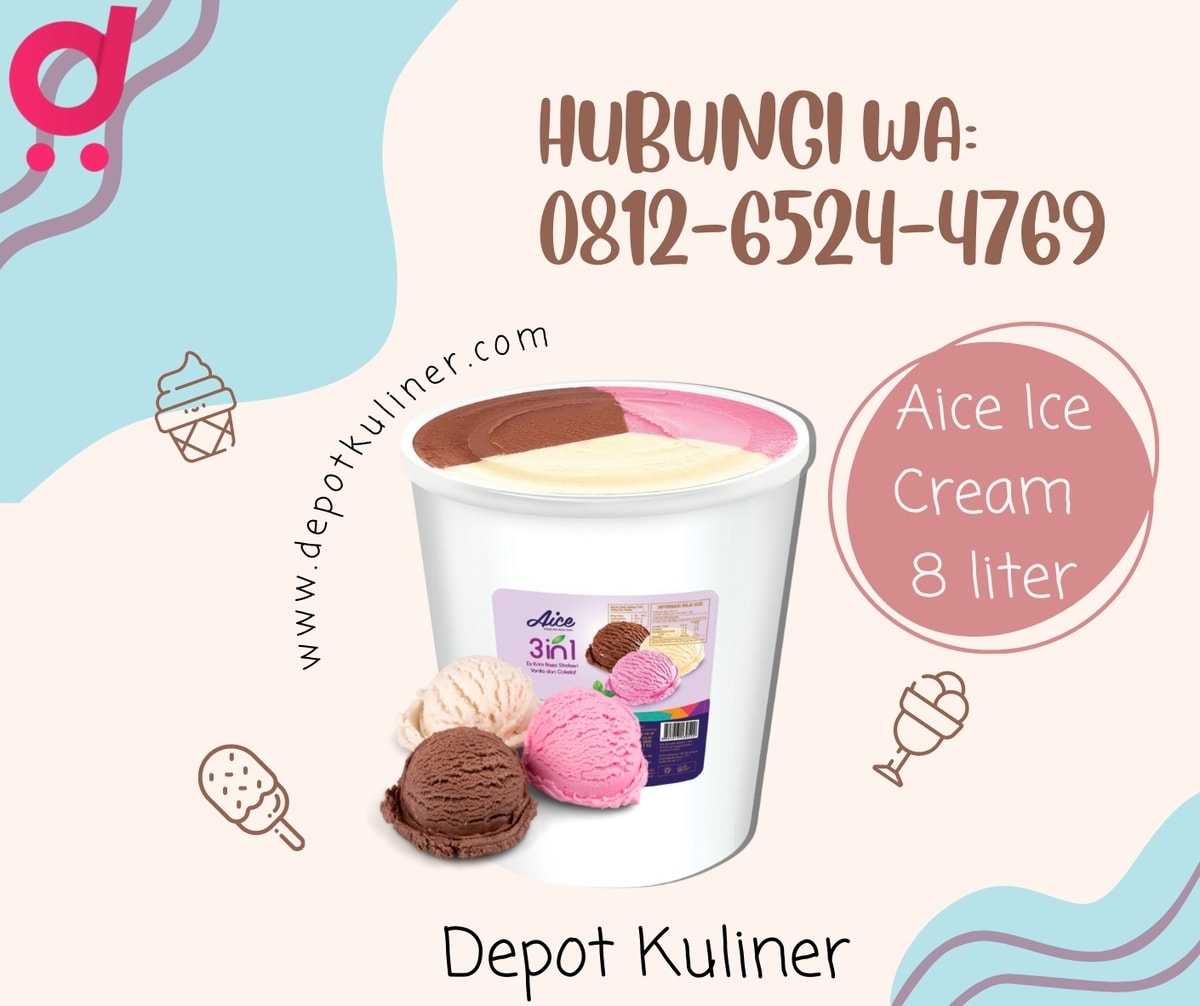 HARGA PROMOSI, Call 0812-6524-4769, Ice Cream Aice Untuk Acara Pernikahan