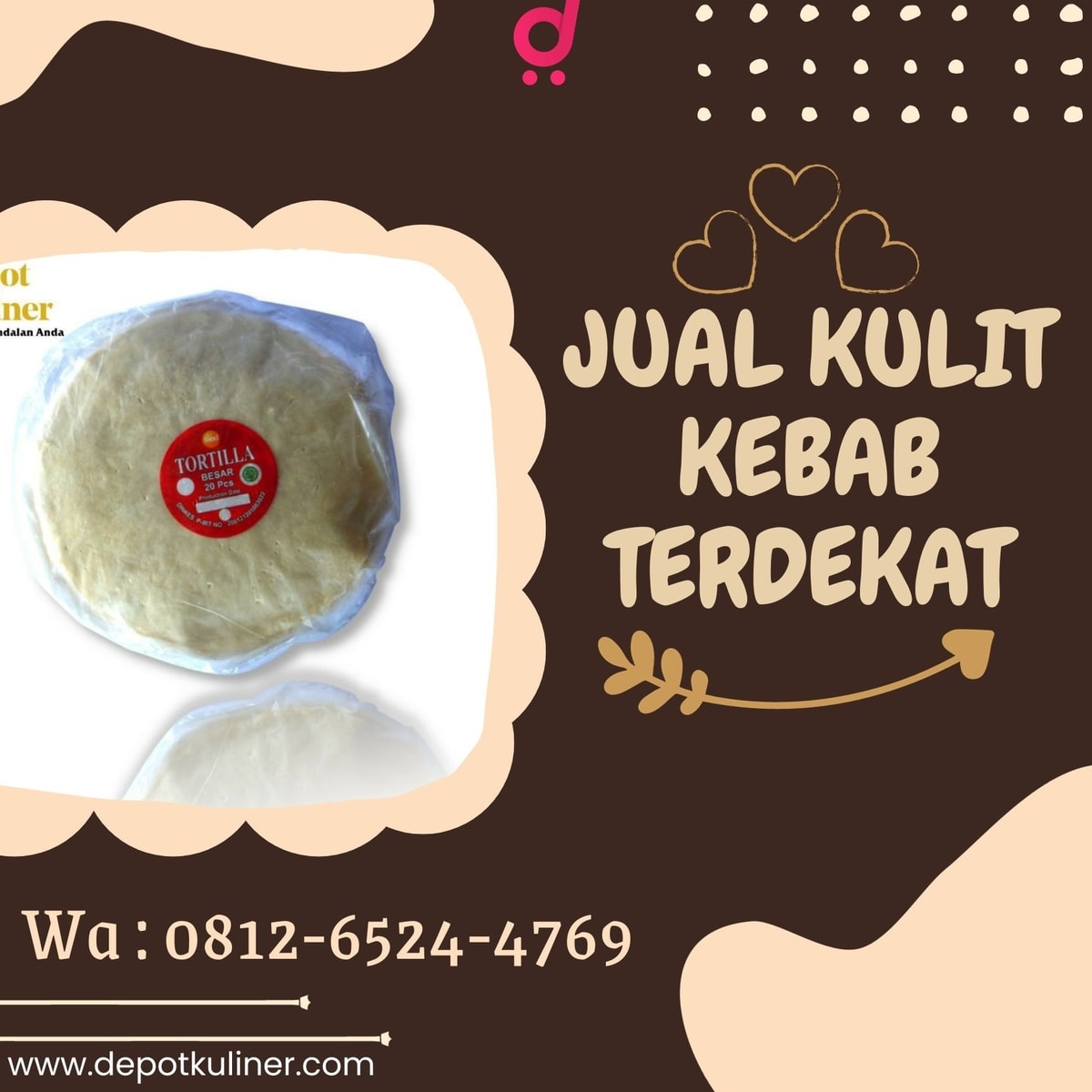 READY STOK, Call 0812-6524-4769, Jual Kulit Kebab Terdekat